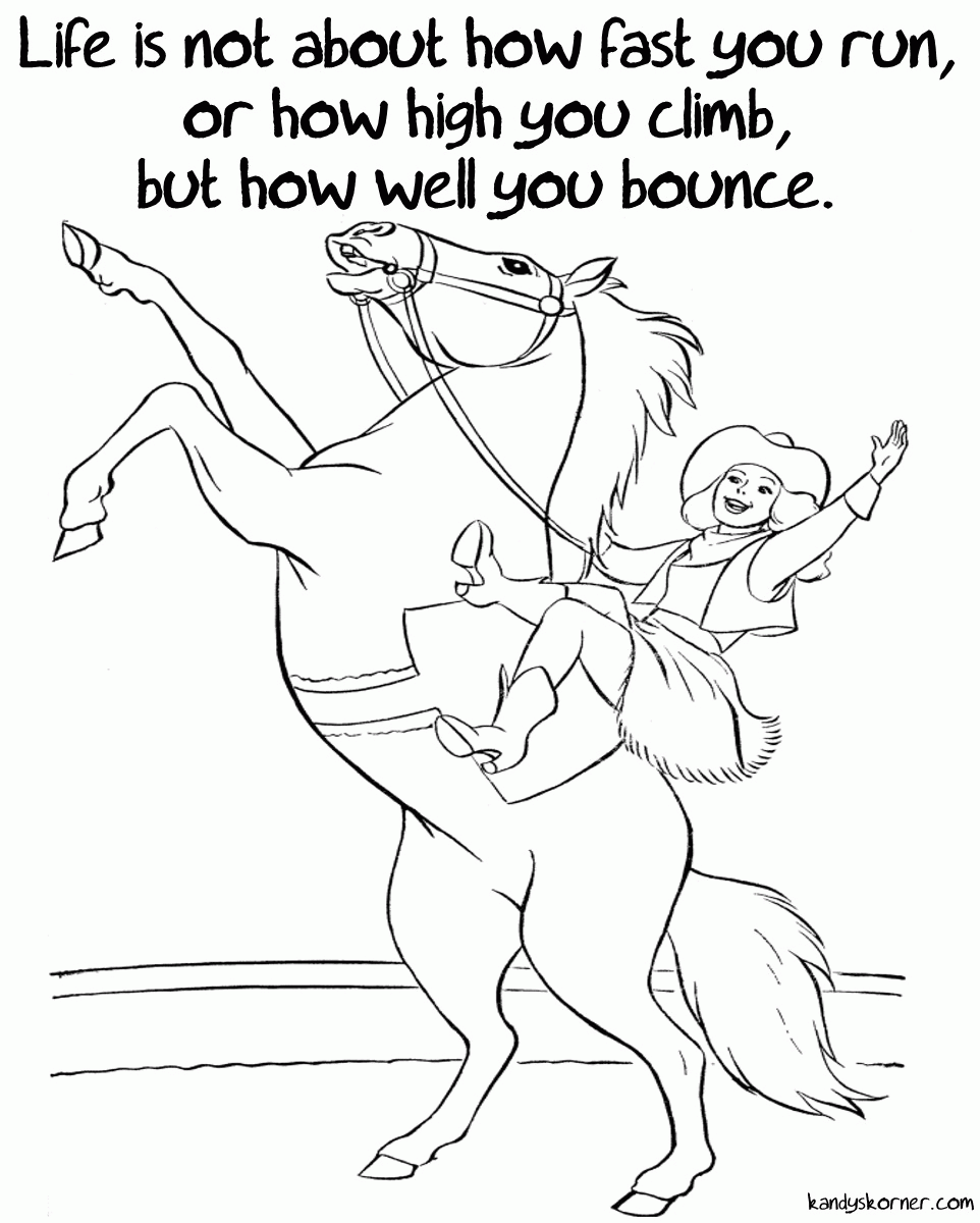 Beautiful Cowgirl Coloring Pages - Ð¡oloring Pages For All Ages