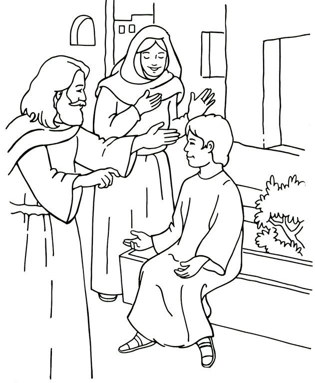 Bible stories - colouring pages ...