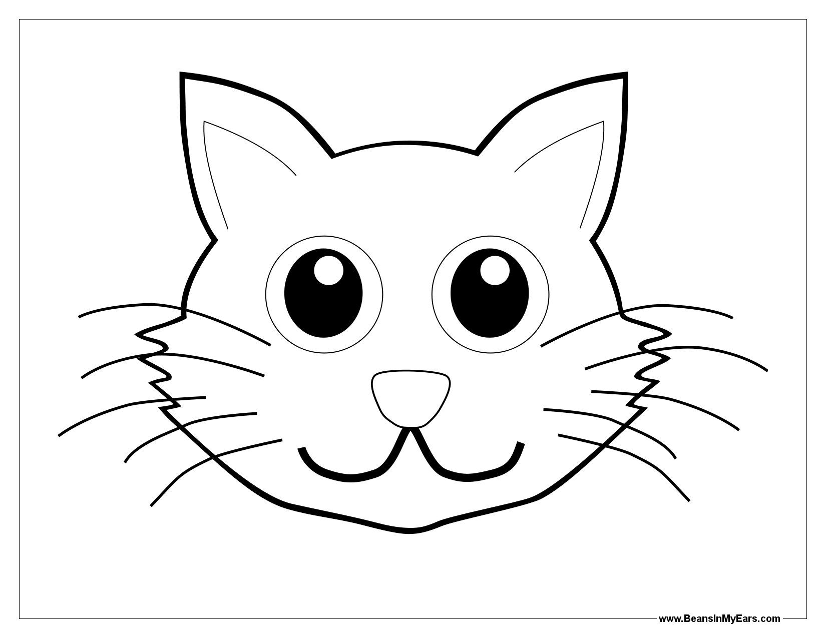 Animal Faces Coloring Pages - Coloring Stylizr