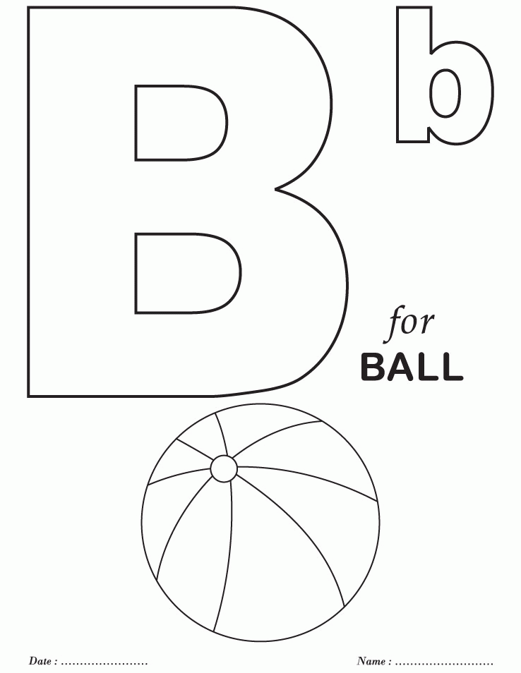 Abc Printable Coloring Pages Free - High Quality Coloring Pages