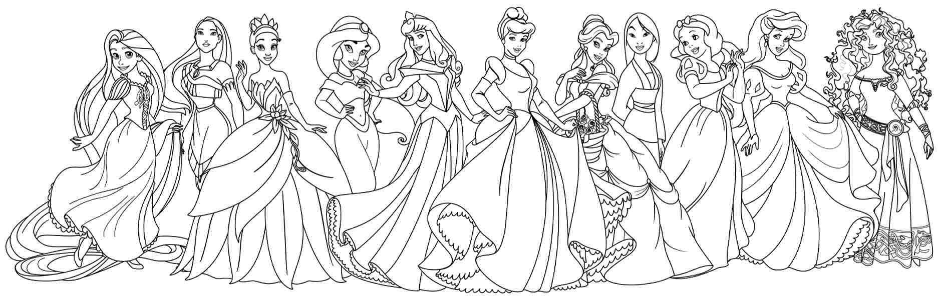 Free Disney Princess Coloring Pages Image 42 - VoteForVerde.com