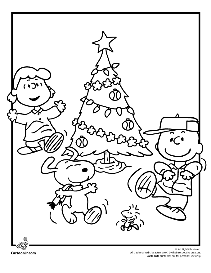 Charlie Brown Christmas Coloring Pages Images & Pictures - Becuo