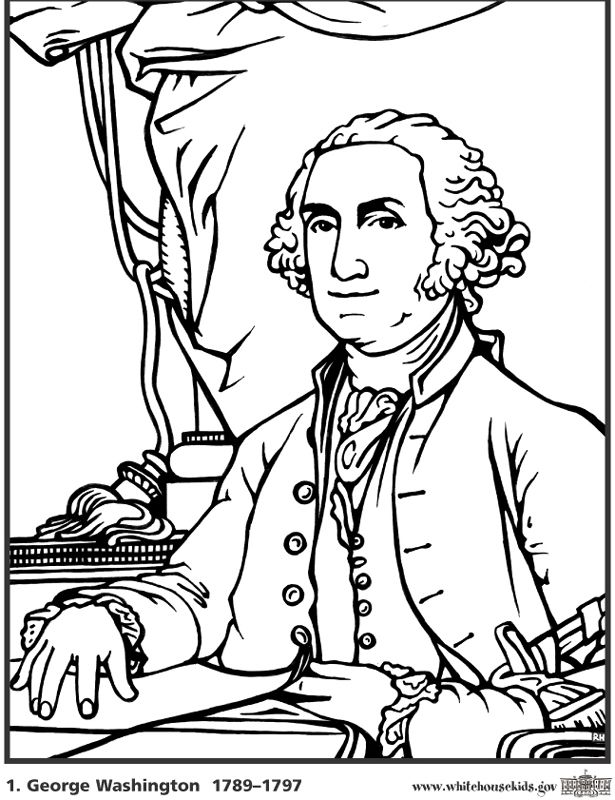 10 Free Presidents Day Printable Coloring Sheets Fact Pages | Home
