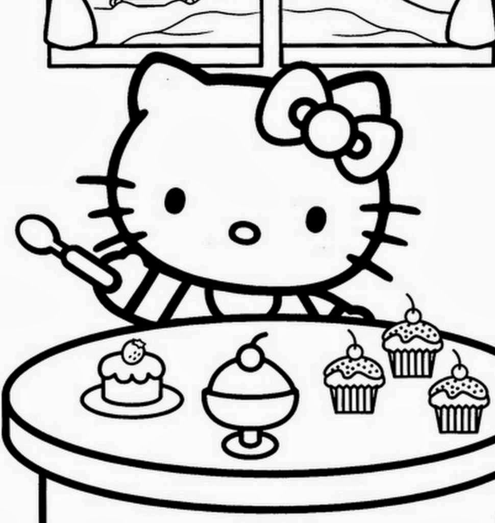 ImagesList.com: Hello Kitty for Coloring, part 4