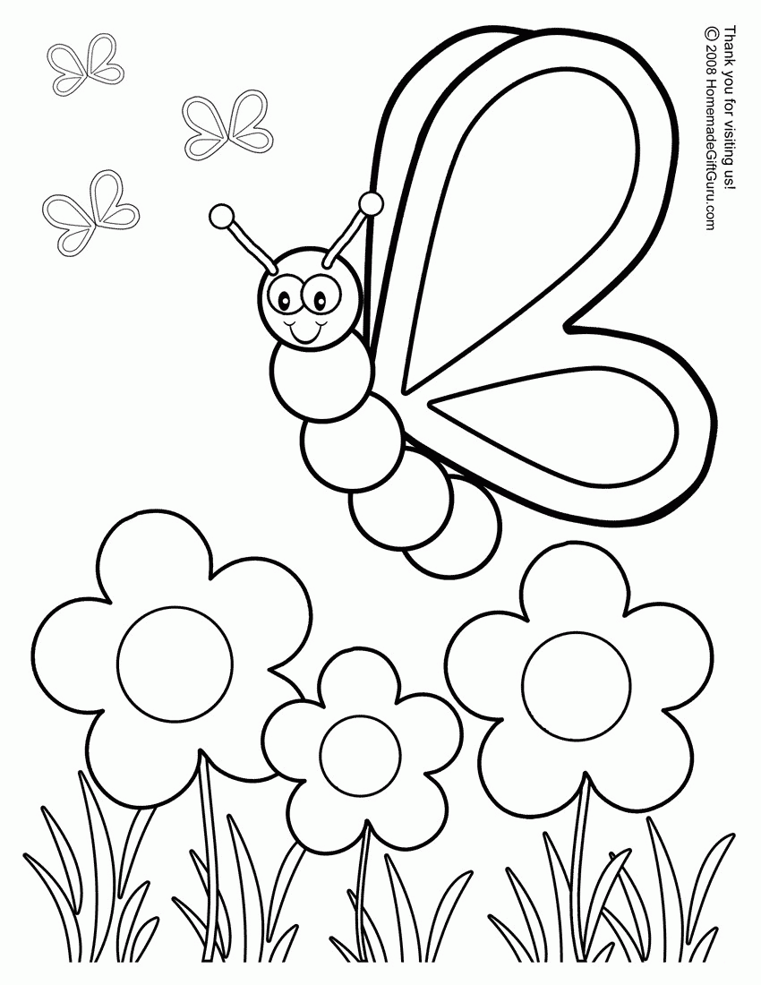 Spring Coloring Pages Printable Ideas Spring Coloring Pages Free ...