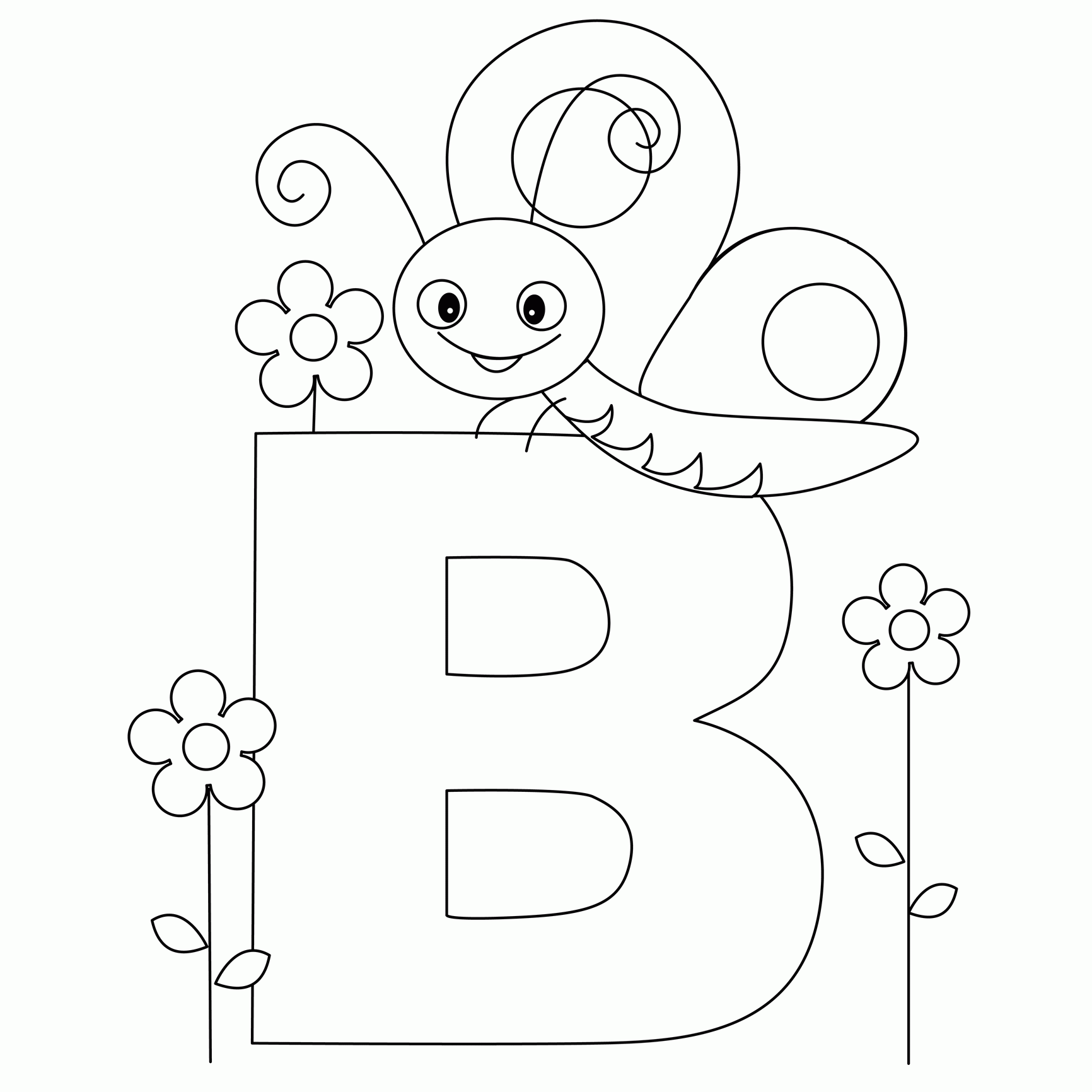 Abc Coloring Pages Free Printable - High Quality Coloring Pages