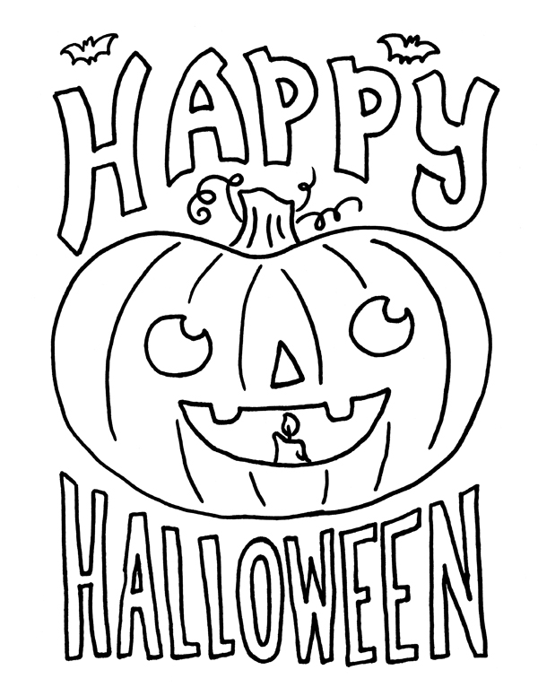 Halloween Coloring Sheets Printable - CartoonRocks.com