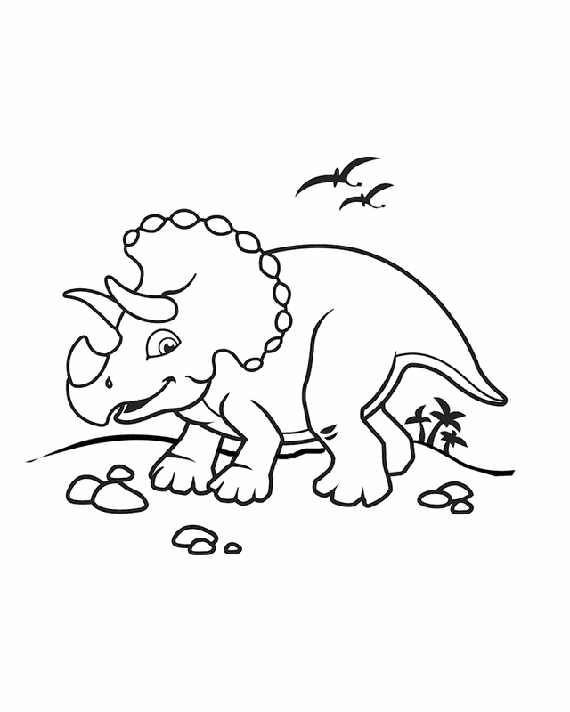 Free Coloring Pages Of Cartoon Dinosaurs - VoteForVerde.com
