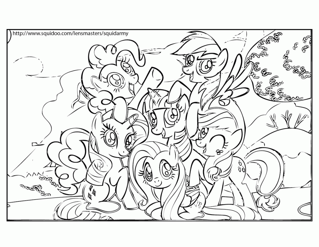 My Little Pony Friendship Is Magic Free Coloring Pages To Print ...