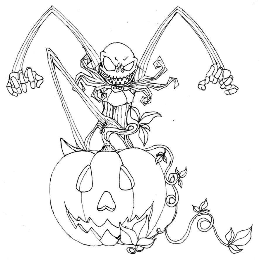 15 Pics of Jack Skellington Christmas Coloring Pages - Jack and ...