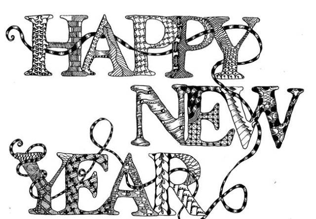 Images of Happy New Year 2020 Coloring Pages Cards Free ...