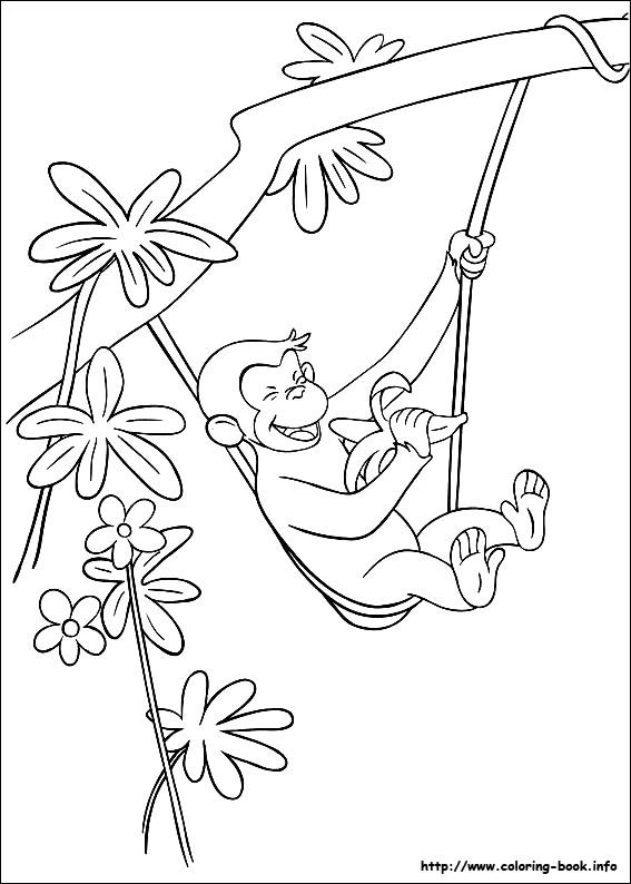 Download Curious George Coloring Pages On Coloring Book - Free ...