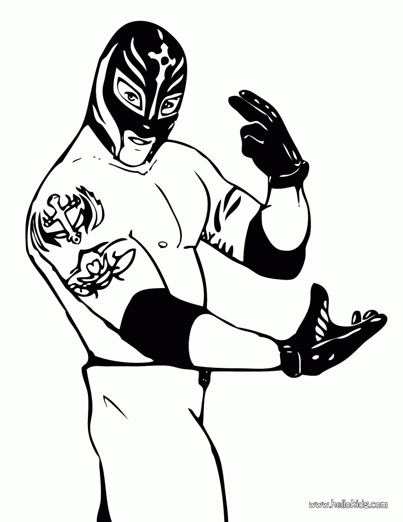 WRESTLING coloring pages - Jeff Hardy, wrestling