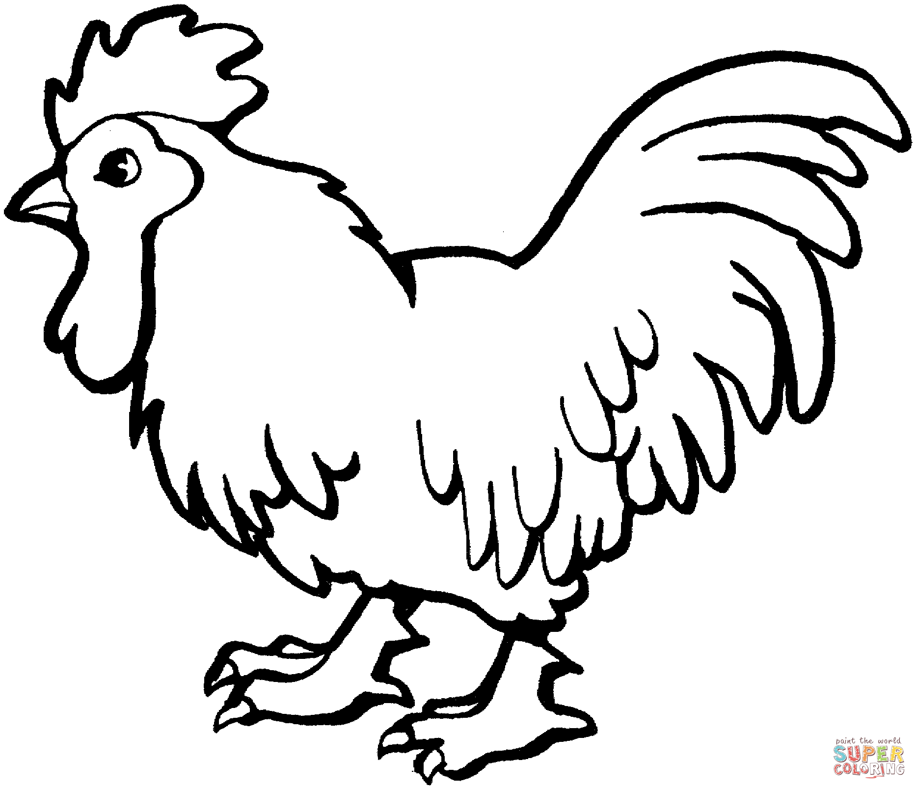 Chicken coloring pages | Free Coloring Pages