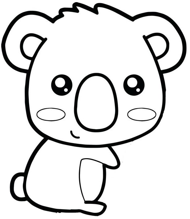 Sweet and Cute Koala Coloring Pages for Kids of All Ages ...