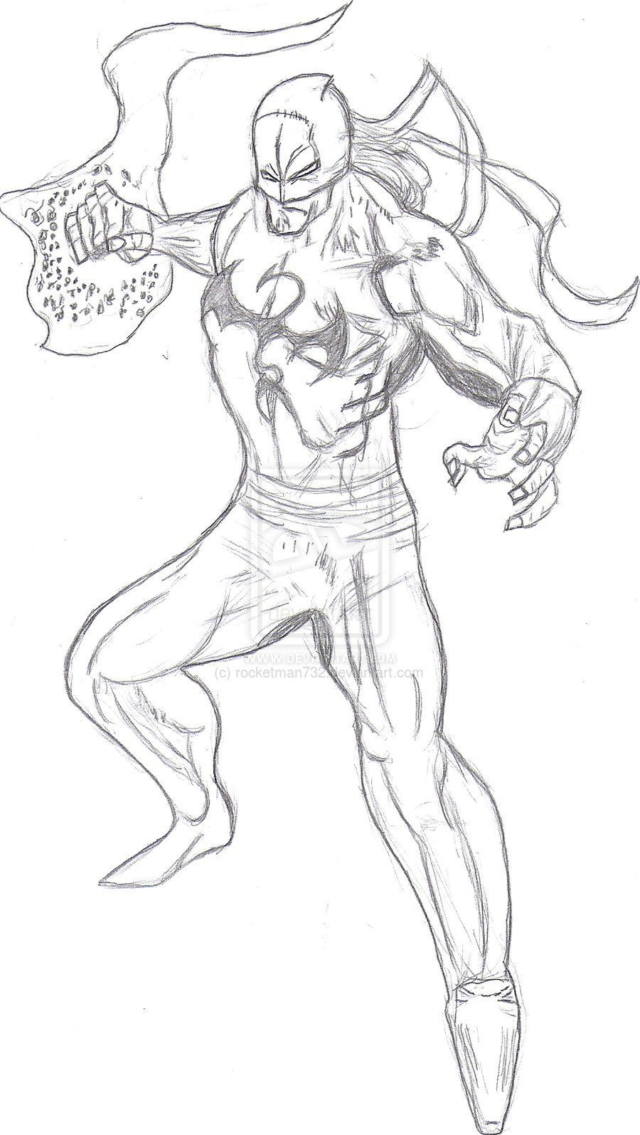 Venom Iron Fist Coloring Pages Sketch Coloring Page