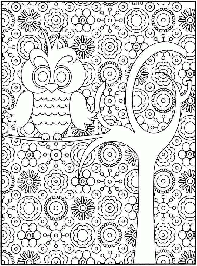 Hard Coloring Page - Coloring Pages for Kids and for Adults