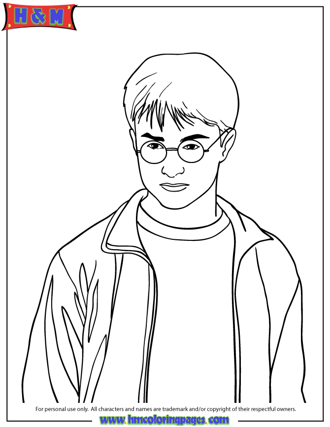 Harry Potter Deathly Hallows Coloring Page | H & M Coloring Pages