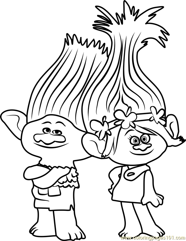 Coloring Pages Trolls Pictures - Whitesbelfast
