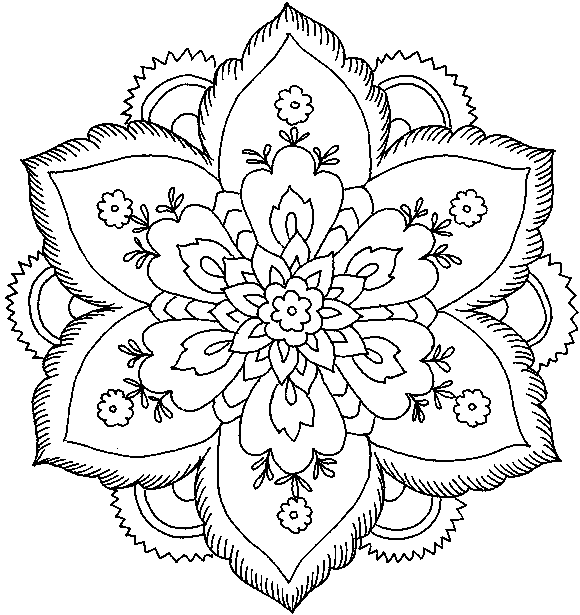 Difficult Printable Coloring Sheets - High Quality Coloring Pages