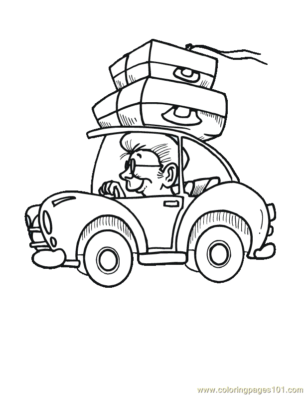 Taxi Coloring Page - Free Racing Cars Coloring Pages ...