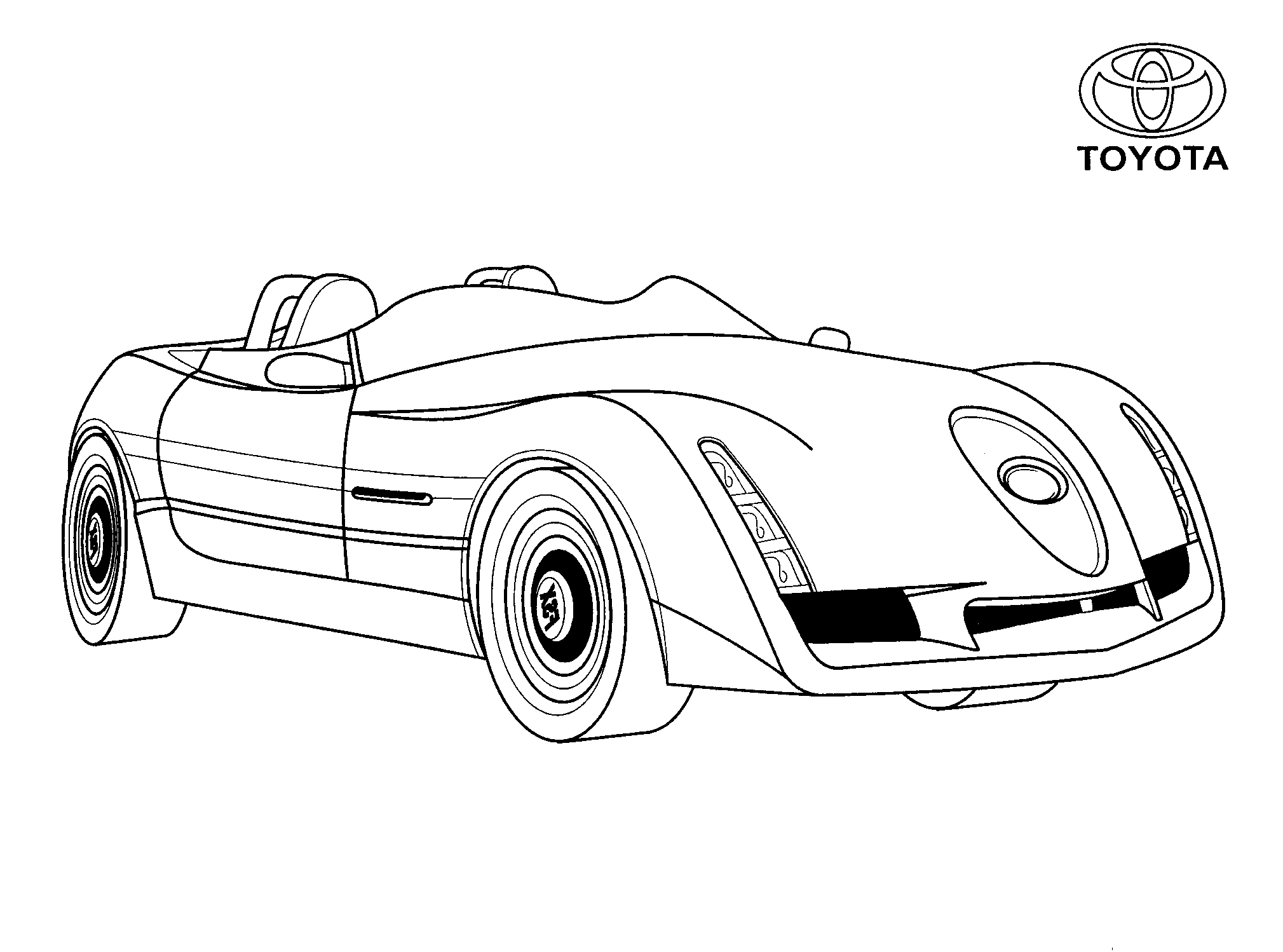 Coloring page - Toyota (Japan)