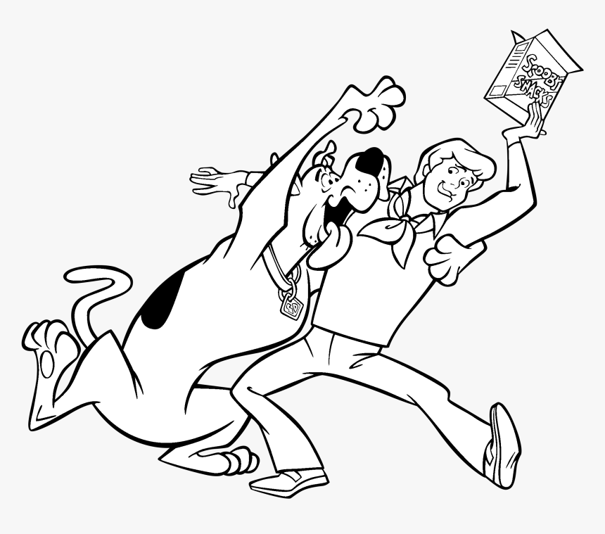 Scooby Doo Scooby Snacks Coloring Pages, HD Png Download , Transparent Png  Image - PNGitem