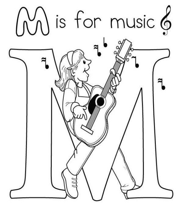 Letter M Coloring Sheet. letter m coloring pages getcoloringpages ...