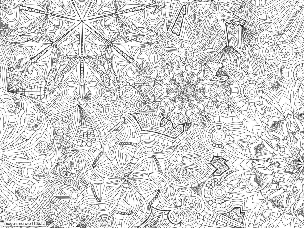 Intricate Kaleidoscope Coloring Pages : New Coloring Pages Collections