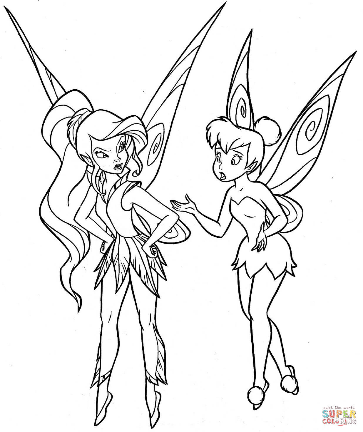 Disney Fairies coloring pages | Free Coloring Pages
