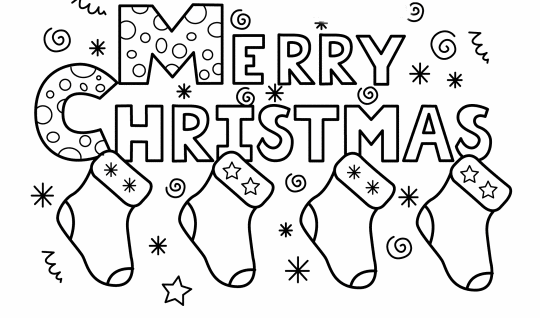 Free Christmas Coloring Page For Adults