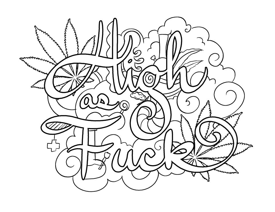 Pin on Swear Words Adult Coloring Pages