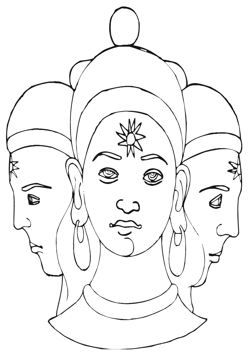 Krishna coloring pages | Coloring pages to download and print