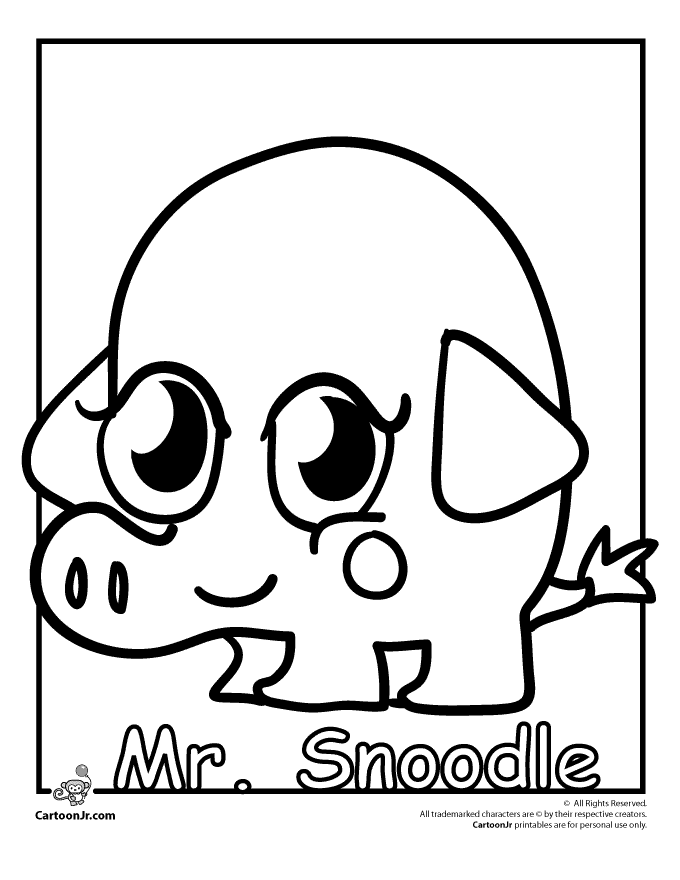 Monster Printable Coloring Pages 33 | Free Printable Coloring Pages