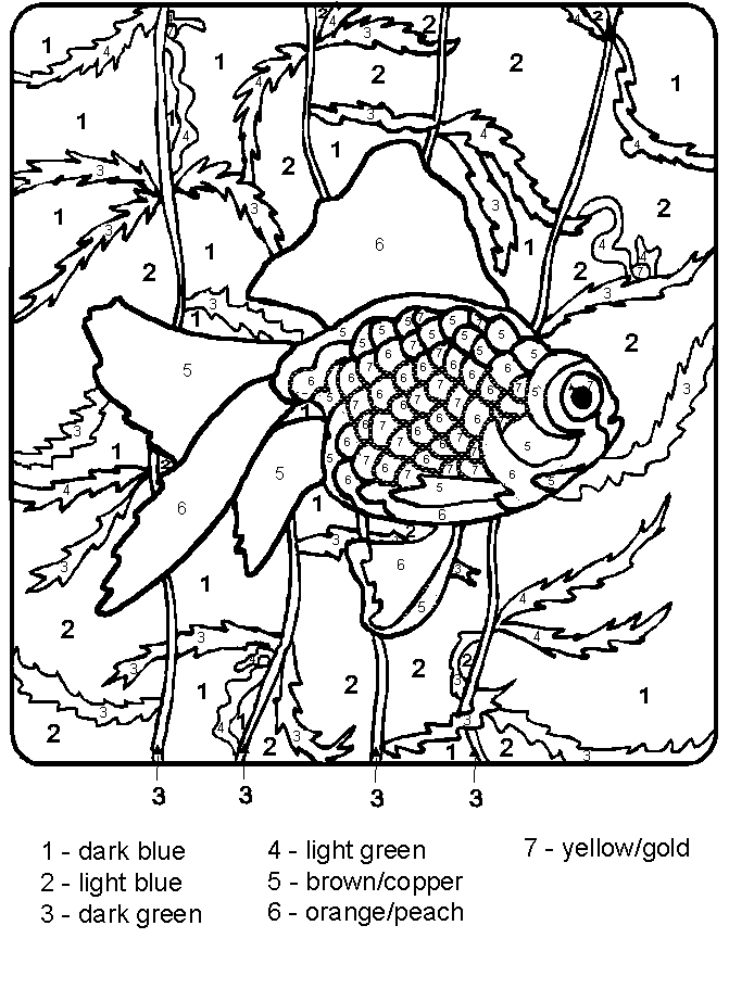 Number Coloring Pages (6) - Coloring Kids