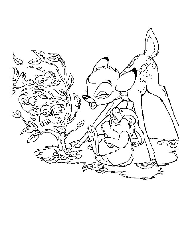 Bambi Coloring Pages 16 | Free Printable Coloring Pages