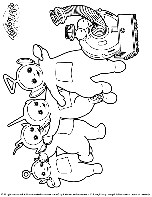 Teletubbies Coloring Pages