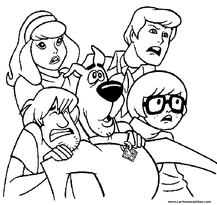 Scooby Doo Coloring Pages Online Free | Alfa Coloring PagesAlfa