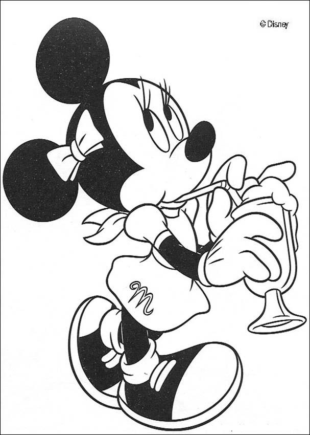 Mickey Mouse coloring pages - Basketball match Mickey Mouse and