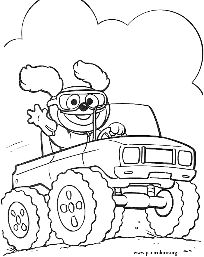 rowlf Colouring Pages
