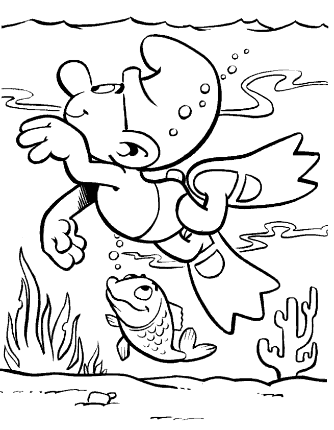 The smurfs Coloring Pages - Coloringpages1001.