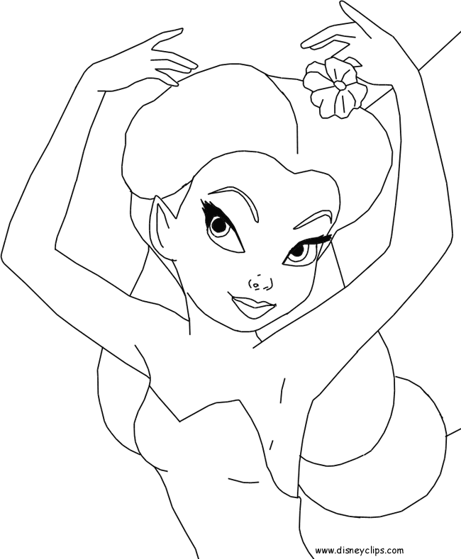 Tinkerbell Coloring Pages rosetta tinkerbell coloring pages – Kids