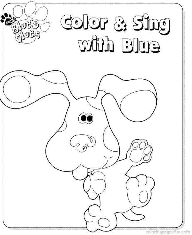 Blues Clues Coloring Pages 23 | Free Printable Coloring Pages