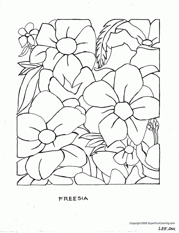 Printable Spring Flower Coloring Pages | Top Coloring Pages