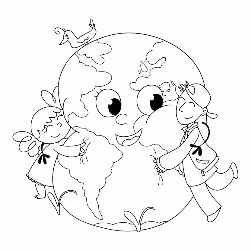 earth day printable coloring pages | Coloring Picture HD For Kids