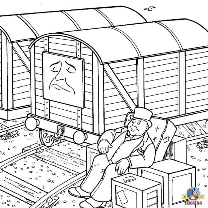 train trucks Colouring Pages