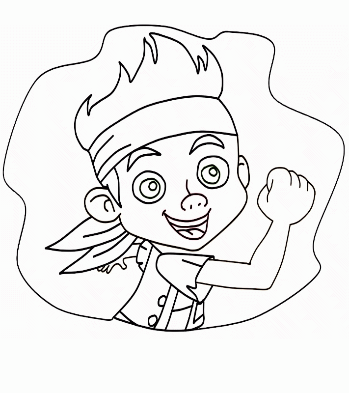 How to draw Jake from Jake and the Never Land Pirates
