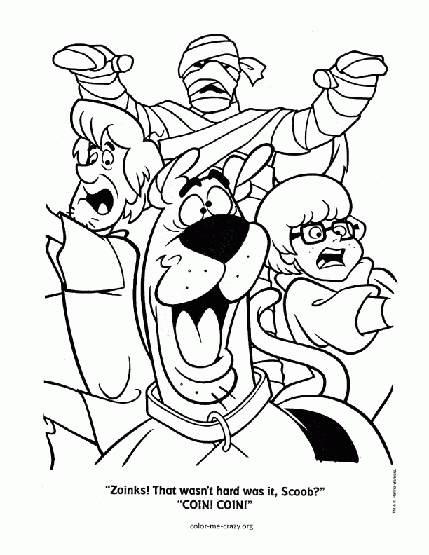 Free Coloring Pages: Scooby Doo Coloring Pages