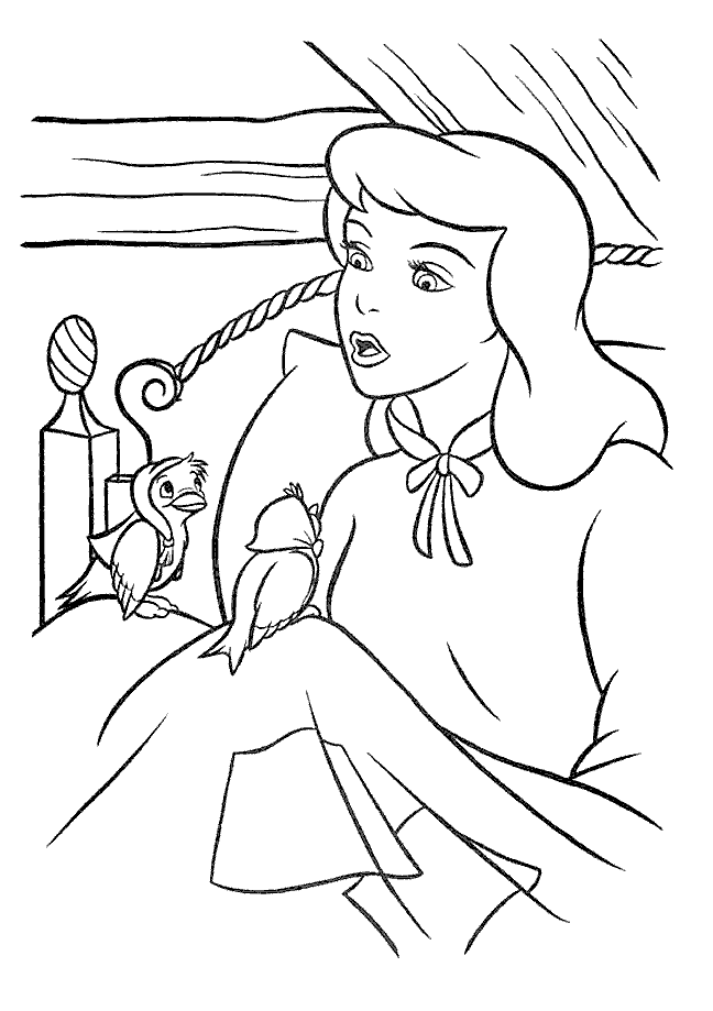 Disney-Princess-Cinderella-Coloring-Pages | COLORING WS