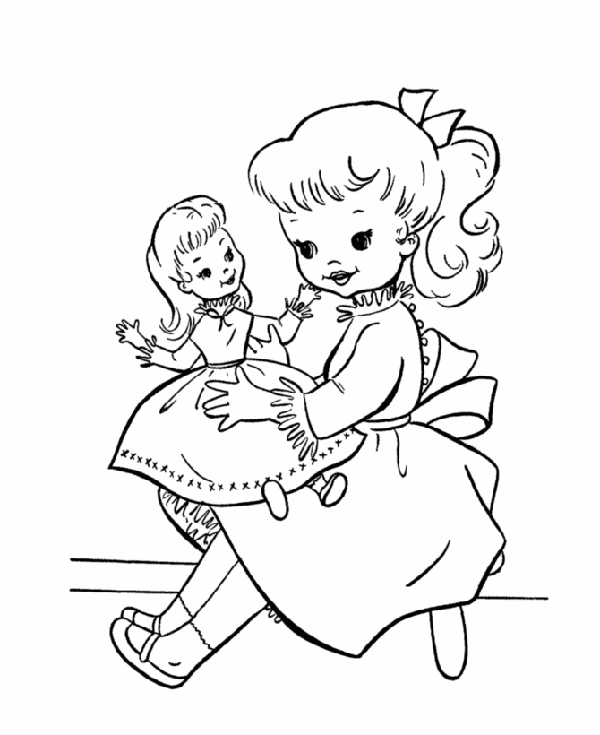 American Girl Doll Coloring Pages Printable | Coloring Pages For
